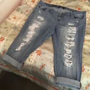 Torrid Premium Boyfriend Distressed Jeans